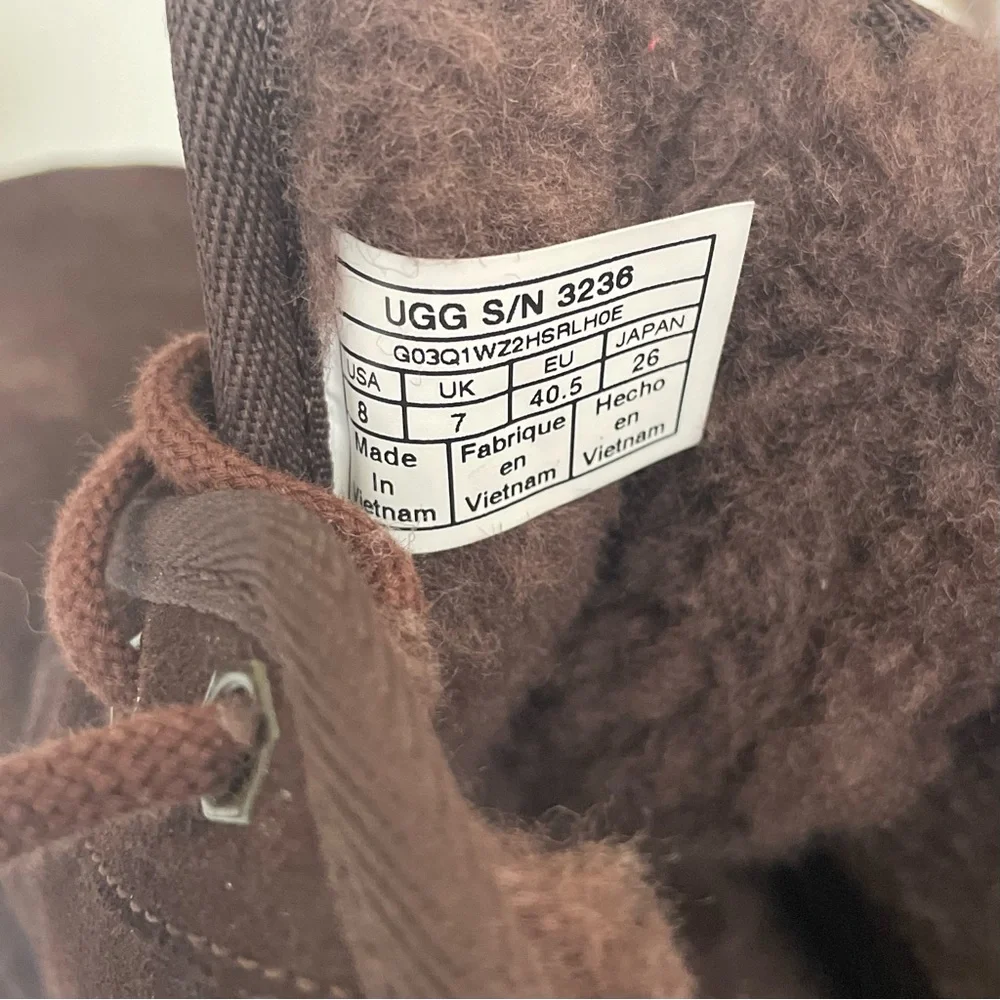 Ugg Neumel Distressed Burnt Cedar Brown Men’s 8 - Picture 8 of 10